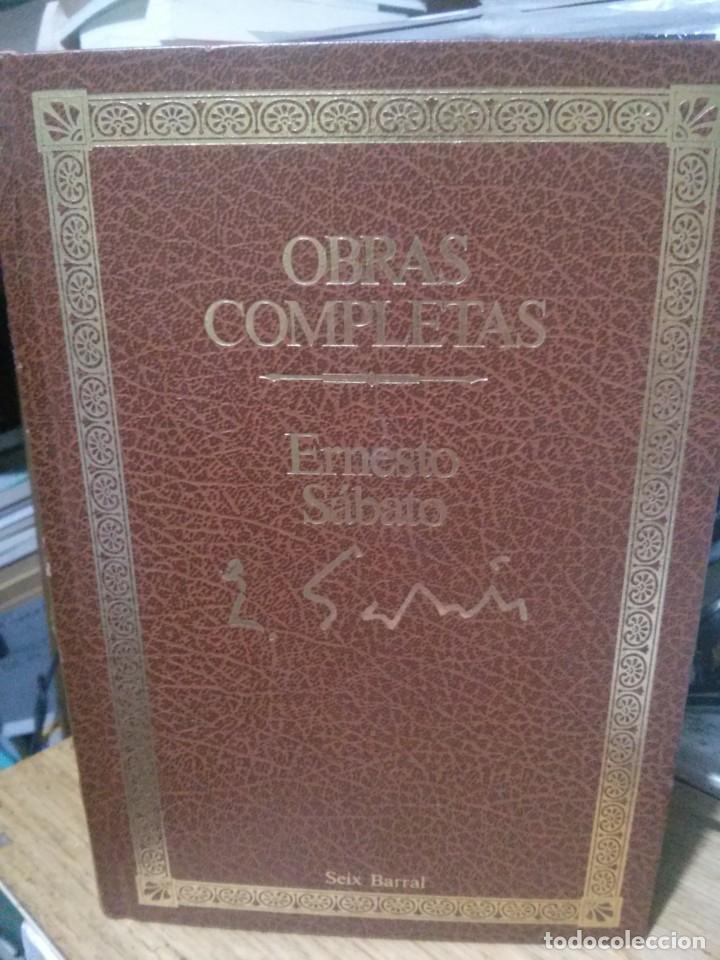 Libros de segunda mano: OBRAS COMPLETAS, ERNESTO SABATO, ED. SEIX BARRAL - Foto 1