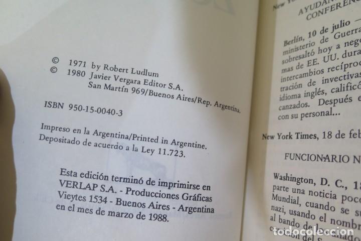 Libros de segunda mano: TRECE EN ZURICH. LUDLUM - Foto 3