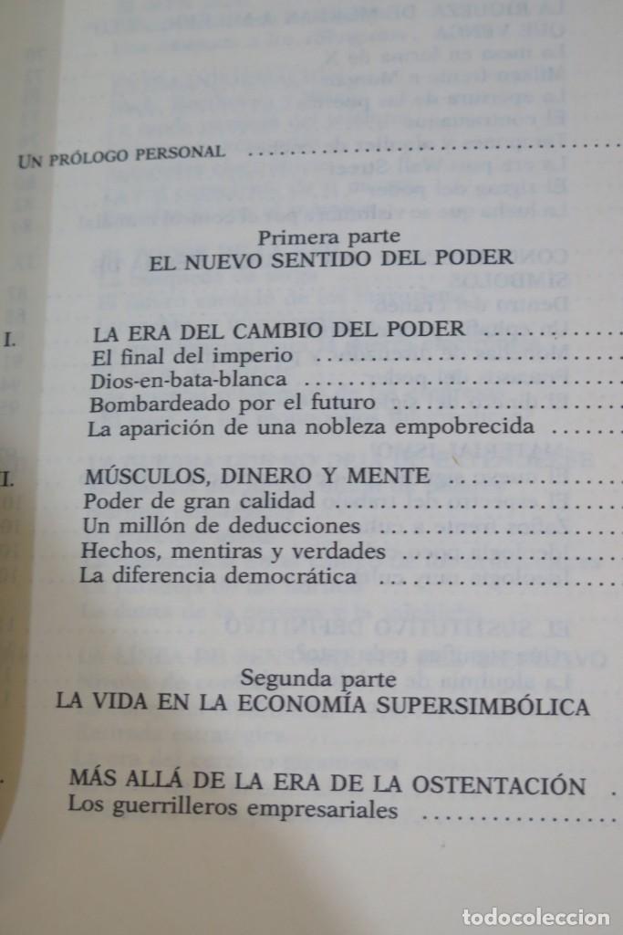 Libros de segunda mano: EL CAMBIO DEL PODER. TOFFLER - Foto 2