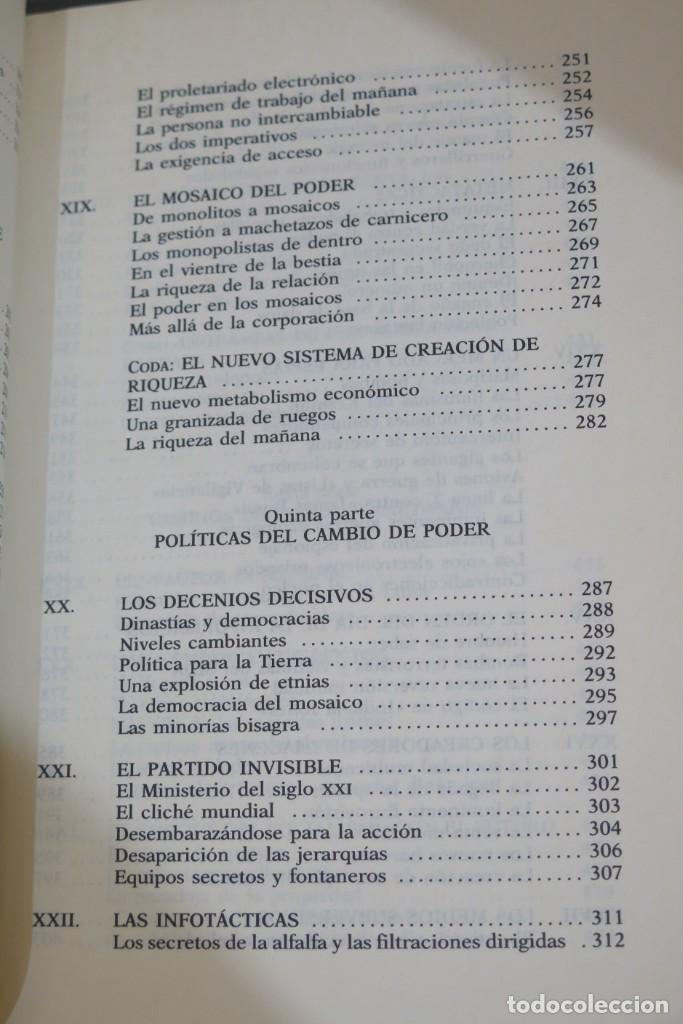 Libros de segunda mano: EL CAMBIO DEL PODER. TOFFLER - Foto 6