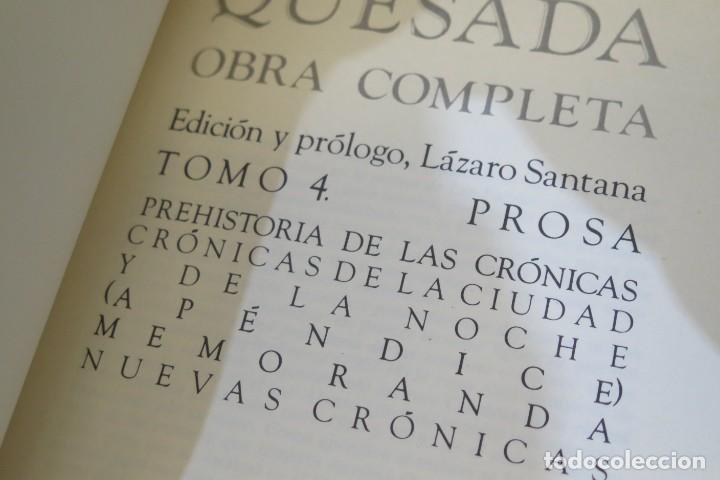 Libros de segunda mano: PROSA. OBRA COMPLETA. ALONSO QUESADA. TOMO 4 - Foto 2