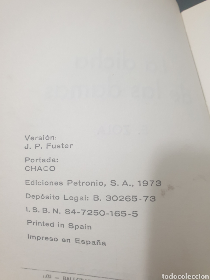 Libros de segunda mano: ESTAMOS LIQUIDANDO. La dicha de las damas, 1973, e. Zola - Foto 6