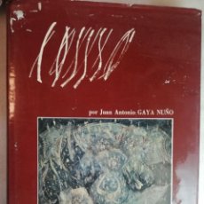 Libros de segunda mano: VIDA Y OBRA DE PANCHO COSSIO - JUAN ANTONIO GAYA NUÑO. Lote 269749648