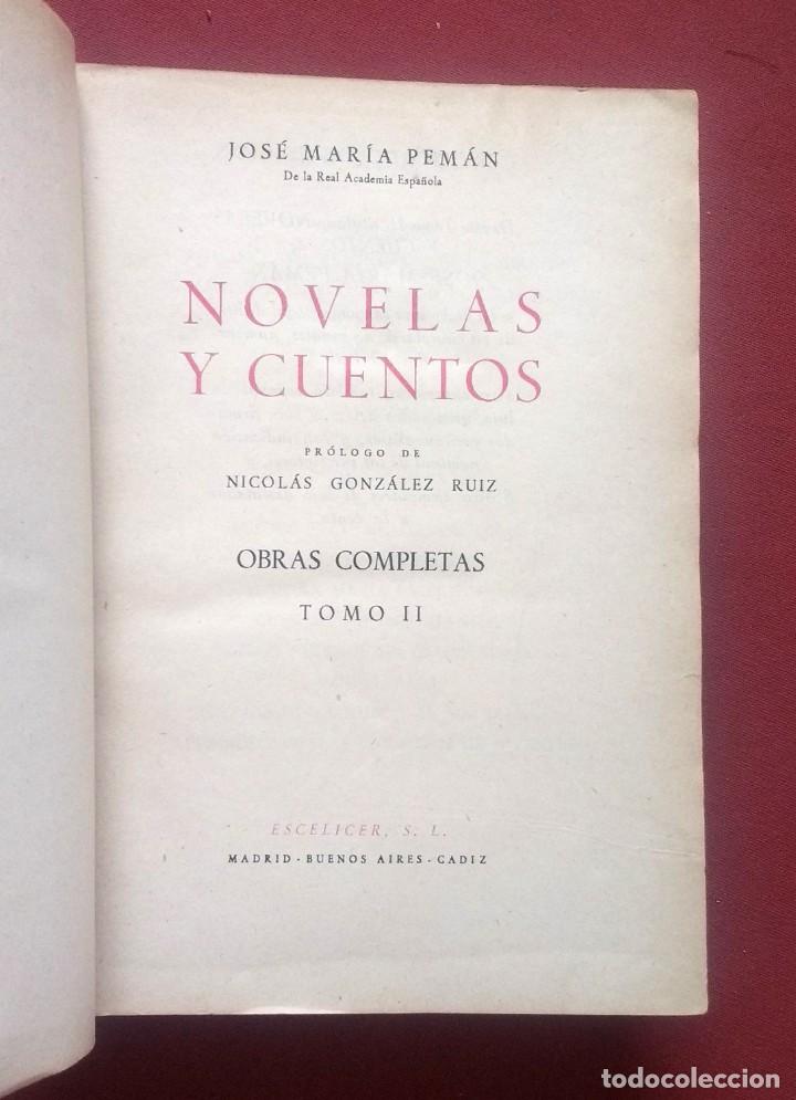 Libros de segunda mano: OBRAS COMPLETAS - JOSE MARIA PEMAN - 2 vol. - 1948/49 - Foto 5