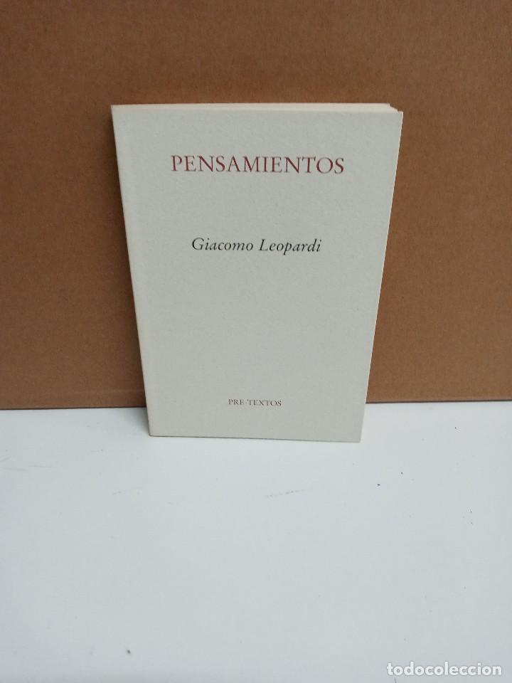 Libros de segunda mano: Giacomo Leopardi - Pensamientos - Pre-Textos - Foto 1