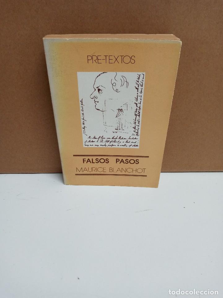 Libros de segunda mano: Maurice Blanchot - Falsos pasos - Pre-Textos - Foto 1