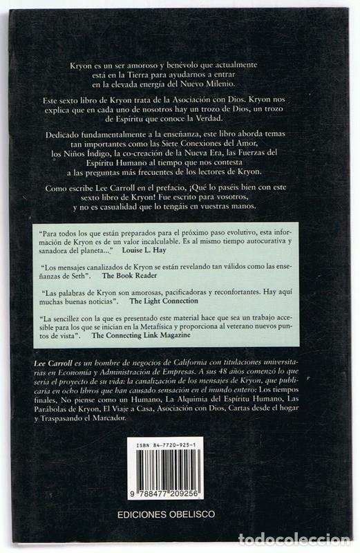 Libros de segunda mano: KRYON VI ASOCIACI&Oacute;N CON DIOS - Foto 2