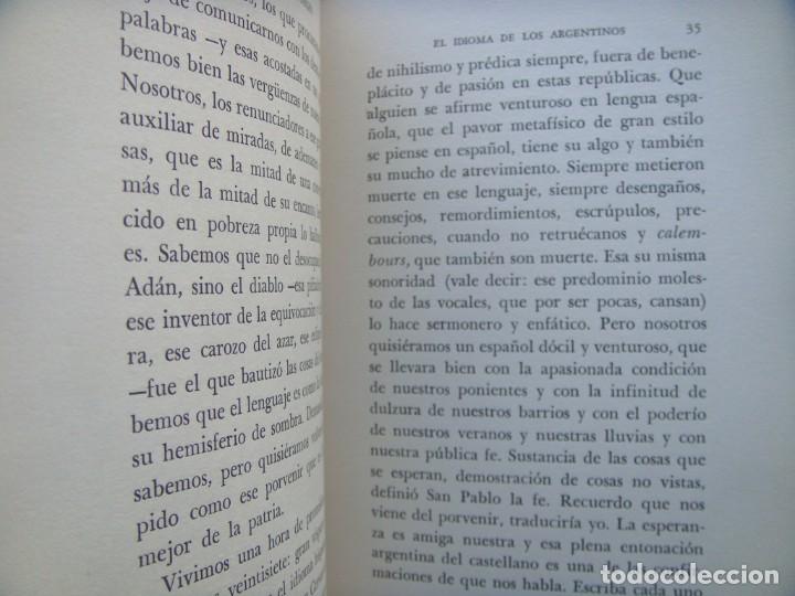 Libros de segunda mano: Jorge Luis Borges Jos&eacute; E. Clemente: EL LENGUAJE DE BUENOS AIRES. - Foto 3