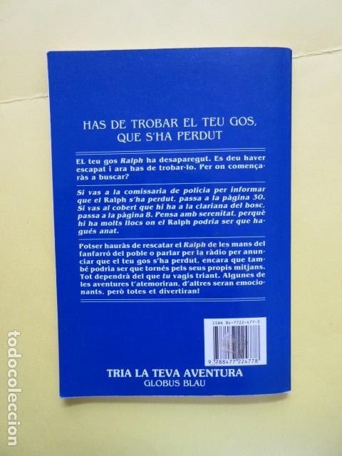 Libros de segunda mano: EL CAS DEL GOS PERDUT - R. A. MONTGOMERY - TIMUN MAS - CATALAN - Foto 2