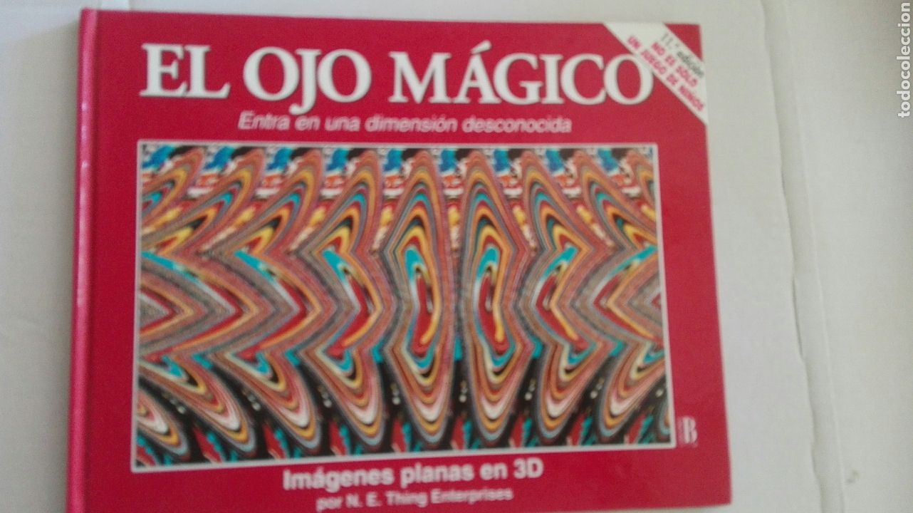 Libros de segunda mano: El ojo m&aacute;gico. Im&aacute;genes planas en 3D - Foto 1