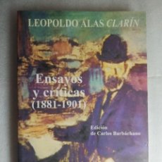 Libros de segunda mano: ENSAYOS Y CRÍTICAS (1881-1901) - LEOPOLDO ALAS CLARÍN. Lote 270375853