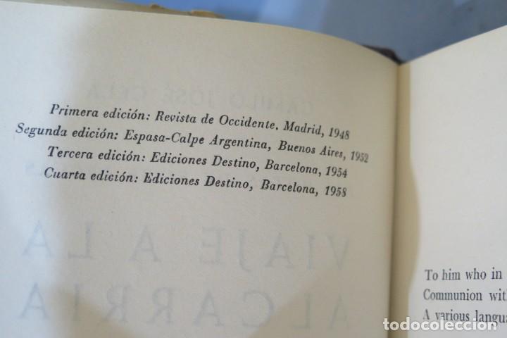 Libros de segunda mano: 1968.- VIAJE A LA ALCARRIA. CELA - Foto 2