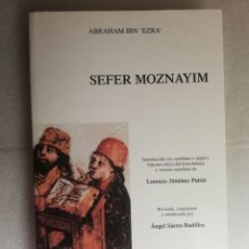 Libros de segunda mano: SEFER MOZNAYIM - ABRAHAM IBN. Lote 270390228