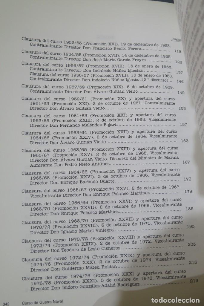 Libros de segunda mano: CURSO DE GUERRA NAVAL, &Uacute;LTIMAS LECCIONES 1925-1999 - Foto 3