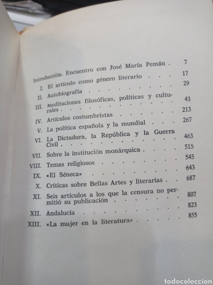 Libros de segunda mano: Jos&eacute; M. Pem&aacute;n. Obras in&eacute;ditas y vedadas. 5 Tomos. - Foto 5