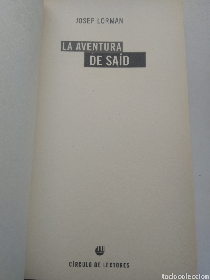 Libros de segunda mano: LA AVENTURA DE SAID/JOSEP LORMAN - Foto 2
