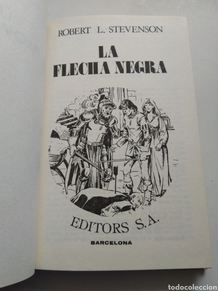 Libros de segunda mano: LA FLECHA NEGRA/ROBERT LA. STEVENSON - Foto 2