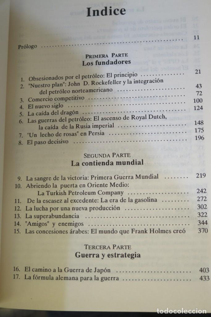 Libros de segunda mano: LA HISTORIA DEL PETROLEO. YERGIN - Foto 2