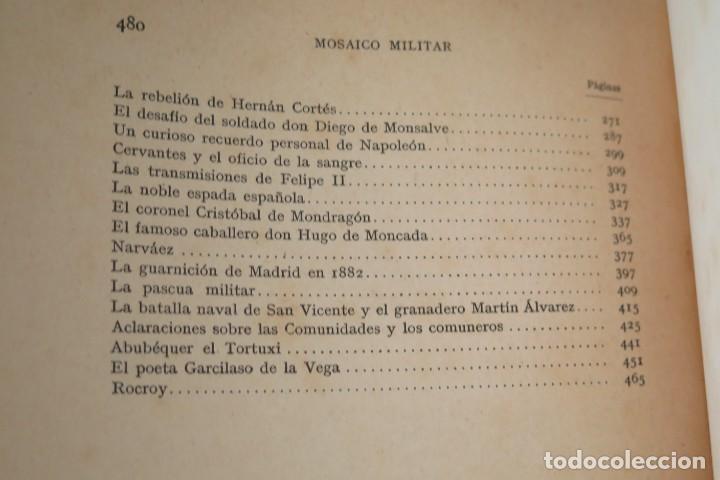 Libros de segunda mano: MOSAICO MILITAR. DE CASTRO Y TOMAS - Foto 4
