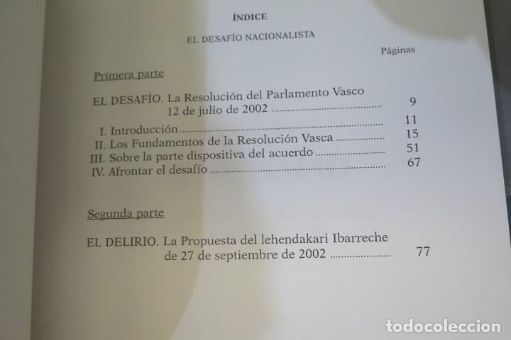 Libros de segunda mano: EL DESAF&Iacute;O NACIONALISTA. DEL BURGO - Foto 3