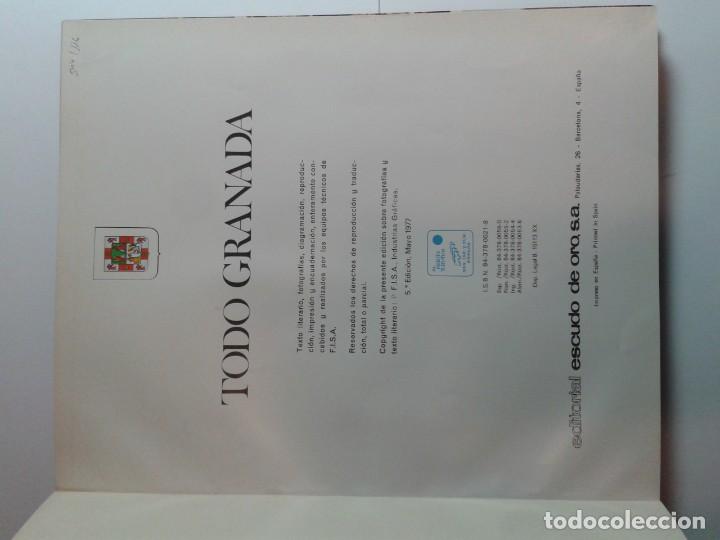 Libros de segunda mano: TODA GRANADA 1977 5 &ordf; ED. ESCUDO DE ORO n&ordm; 9 - Foto 2