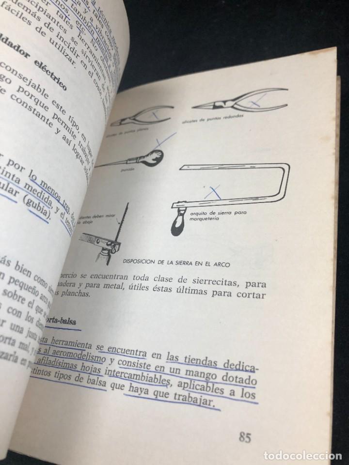 Libros de segunda mano: AEROMODELISMO. MANUAL PR&Aacute;CTICO. MANFREDO PINTUS. Editorial de Vecchi 1975 - Foto 11