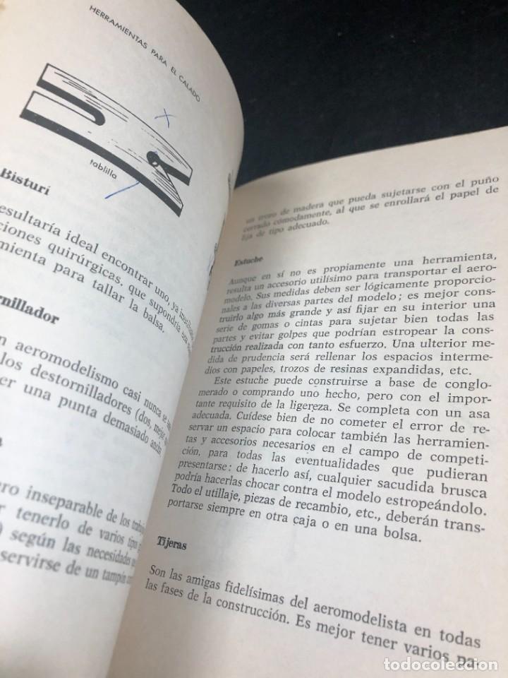 Libros de segunda mano: AEROMODELISMO. MANUAL PR&Aacute;CTICO. MANFREDO PINTUS. Editorial de Vecchi 1975 - Foto 12