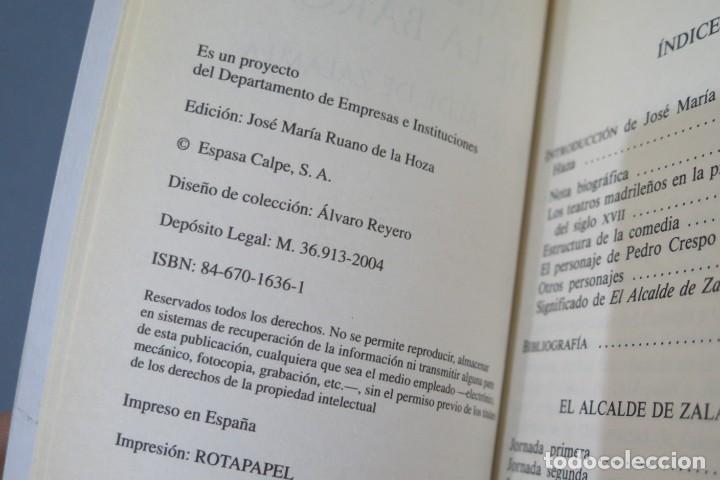 Libros de segunda mano: 2004.- ALCALDE DE ZALAMEA. CALDERON DE LA BARCA. AUSTRAL - Foto 2