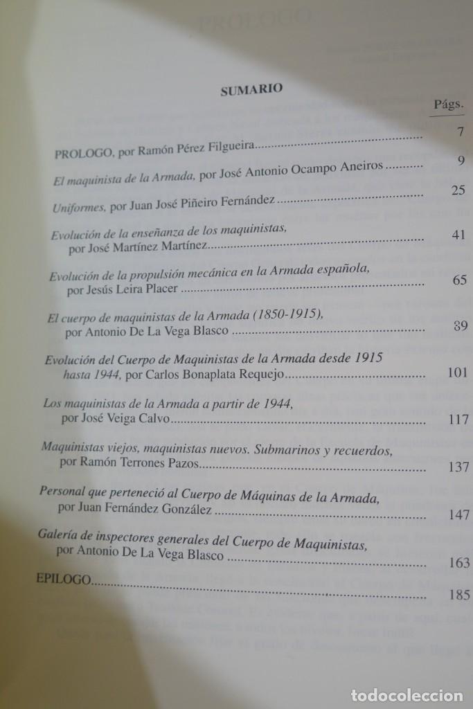Libros de segunda mano: MAQUINISTAS DE LA ARMADA. (1850-1990) - Foto 2
