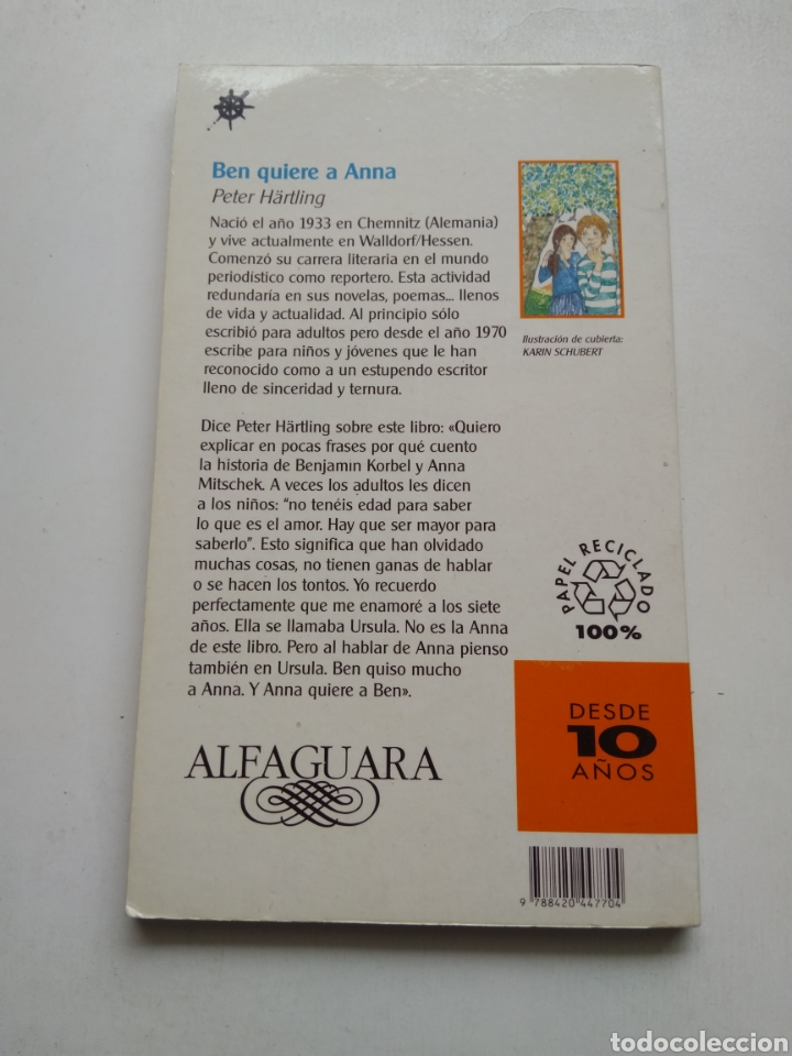 Libros de segunda mano: BEN QUIERE A ANA/PETER HARTLING - Foto 4