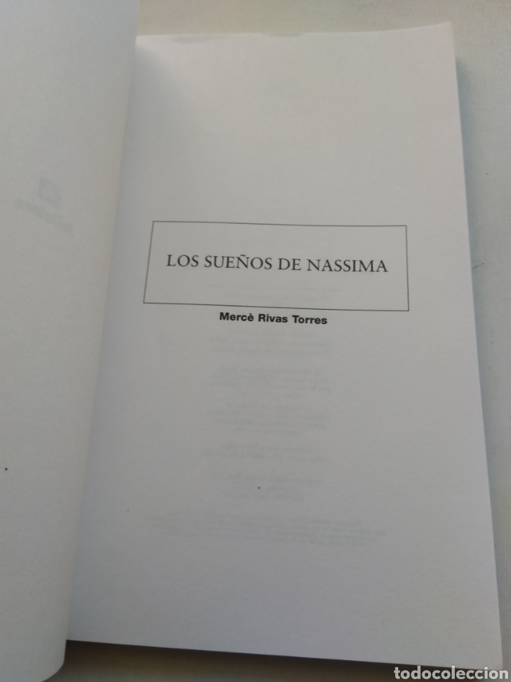 Libros de segunda mano: LOS SUE&Ntilde;OS DE NASSIMA/MERC&Eacute; RIVAS TORRES - Foto 2