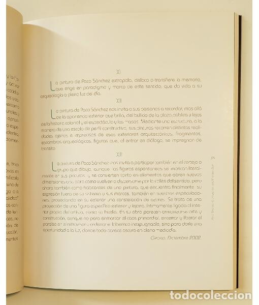 Libros de segunda mano: PACO S&Aacute;NCHEZ 1977-2003. S&Aacute;NCHEZ, Paco. Gobierno de Canarias. 2003. - Foto 3