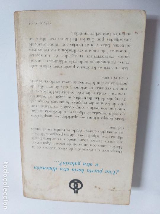 Libros de segunda mano: TITULO: El Tri&aacute;ngulo de las Bermudas. Charles Berlitz - Foto 6