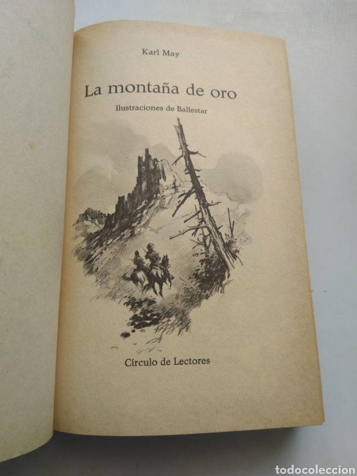 Libros de segunda mano: LA MONTA&Ntilde;A DE ORO/KARL MAY - Foto 2