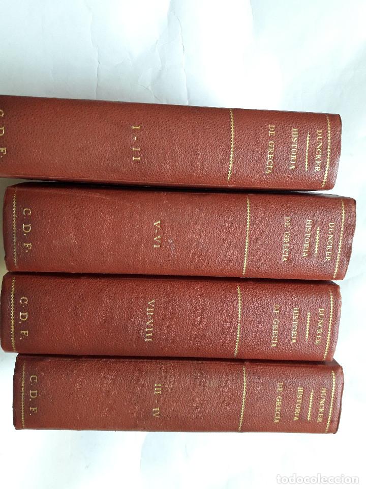 Libros de segunda mano: DUNCKER,Maximo ,HISTORIA de Grecia,tapa dura, - Foto 1