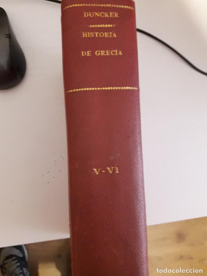 Libros de segunda mano: DUNCKER,Maximo ,HISTORIA de Grecia,tapa dura, - Foto 5
