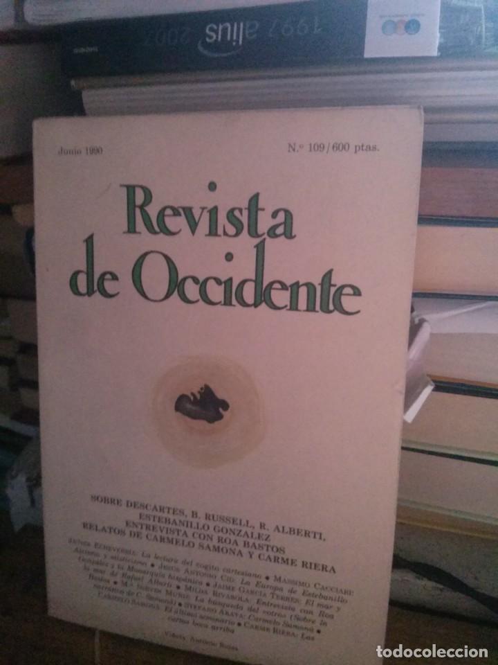 Libros de segunda mano: REVISTA DE OCCIDENTE, JUNIO 1990, N. 109 - Foto 1