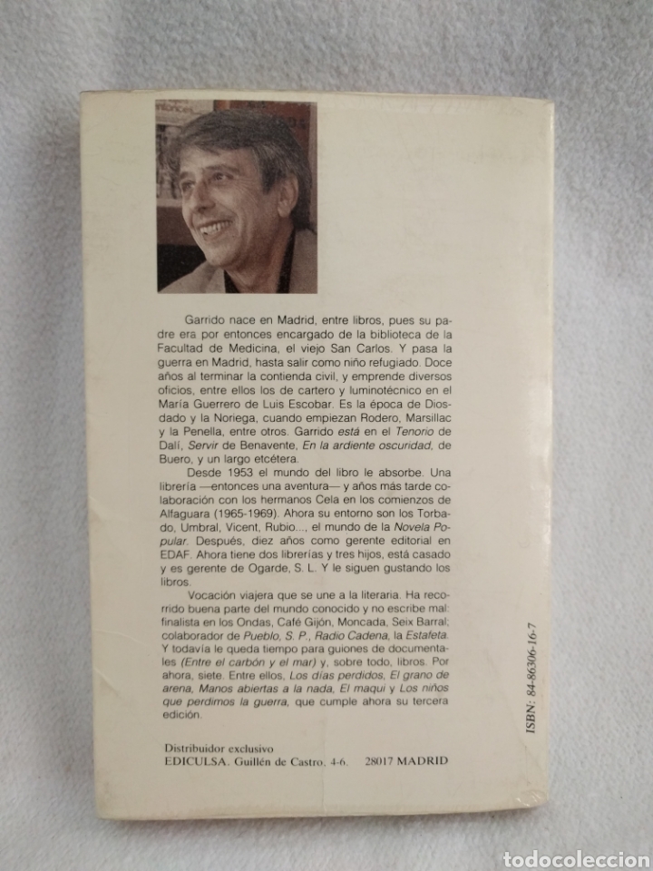 Libros de segunda mano: Los ni&ntilde;os que perdimos la guerra. Luis Garrido. Edimundo. - Foto 2