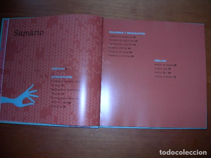Libros de segunda mano: COLECCI&Oacute;N BISUTER&Iacute;A CREATIVA / LANA Y TELAS - Foto 2
