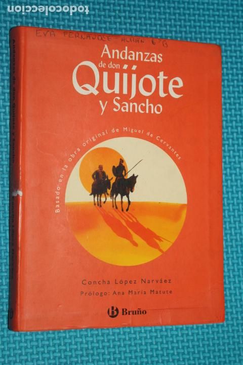 Libros de segunda mano: ANDANZAS DE DON QUIJOTE Y SANCHO, BRU&Ntilde;O - Foto 1