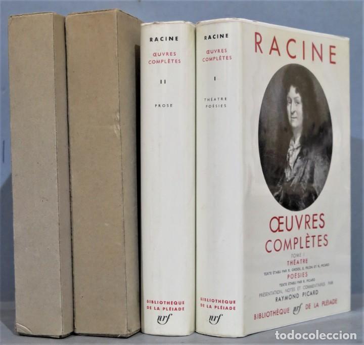 Libros de segunda mano: 1950.- OEUVRES. RACINE. PLEIADE. 2 TOMOS - Foto 1