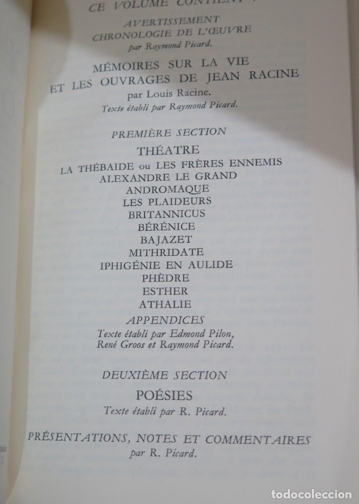 Libros de segunda mano: 1950.- OEUVRES. RACINE. PLEIADE. 2 TOMOS - Foto 2
