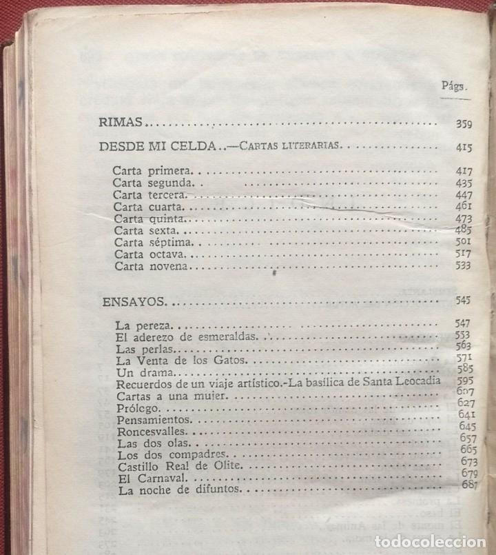 Libros de segunda mano: BECQUER - OBRAS COMPLETAS - AGUILAR - 1942 - Foto 5