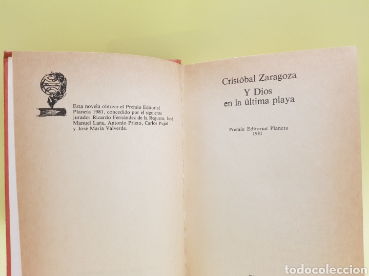 Libros de segunda mano: Y Dios en la &uacute;ltima playa , Crist&oacute;bal Zaragoza , 1982 - Foto 2