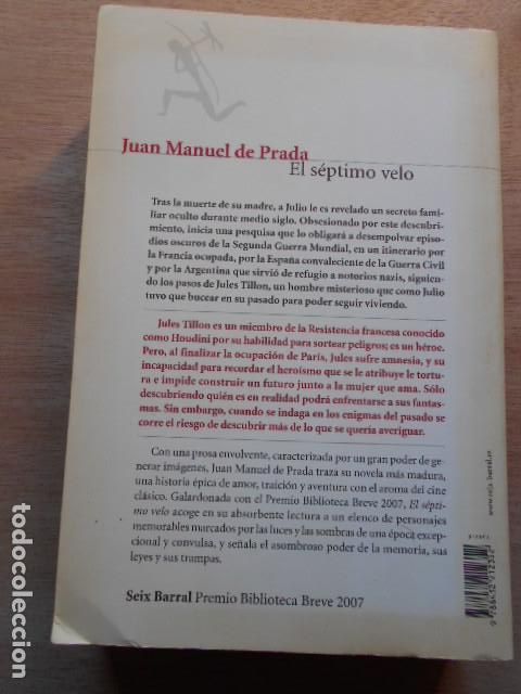 Libros de segunda mano: EL SEPTIMO VELO JUAN MANUEL DE PRADA - Foto 2