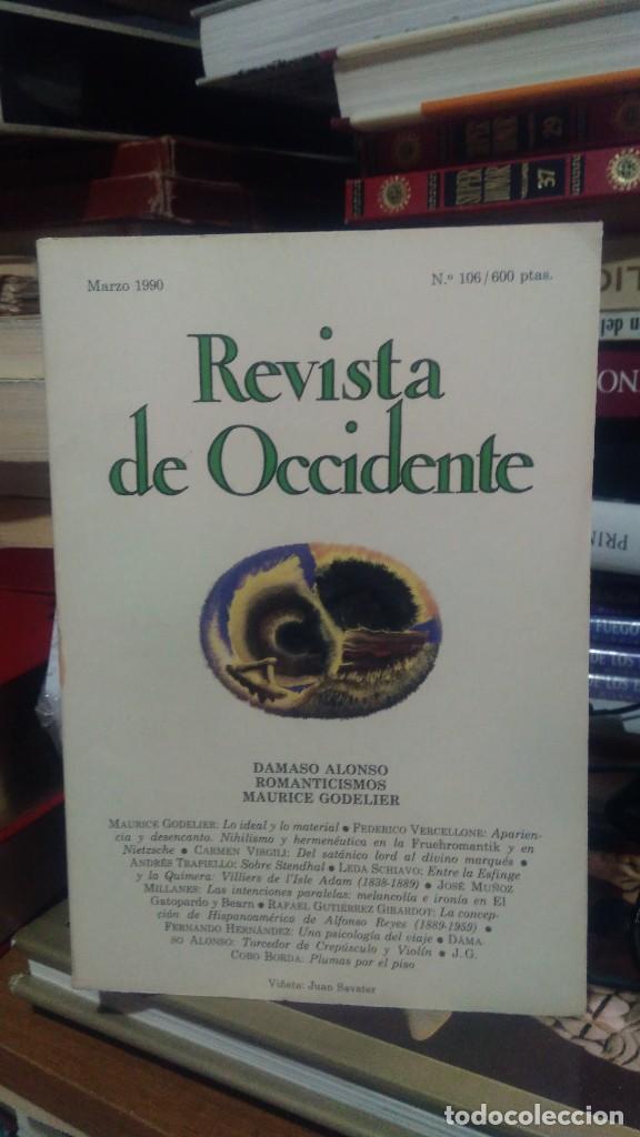 Libros de segunda mano: REVISTA DE OCCIDENTE, MARZO1990, N. 106 - Foto 1