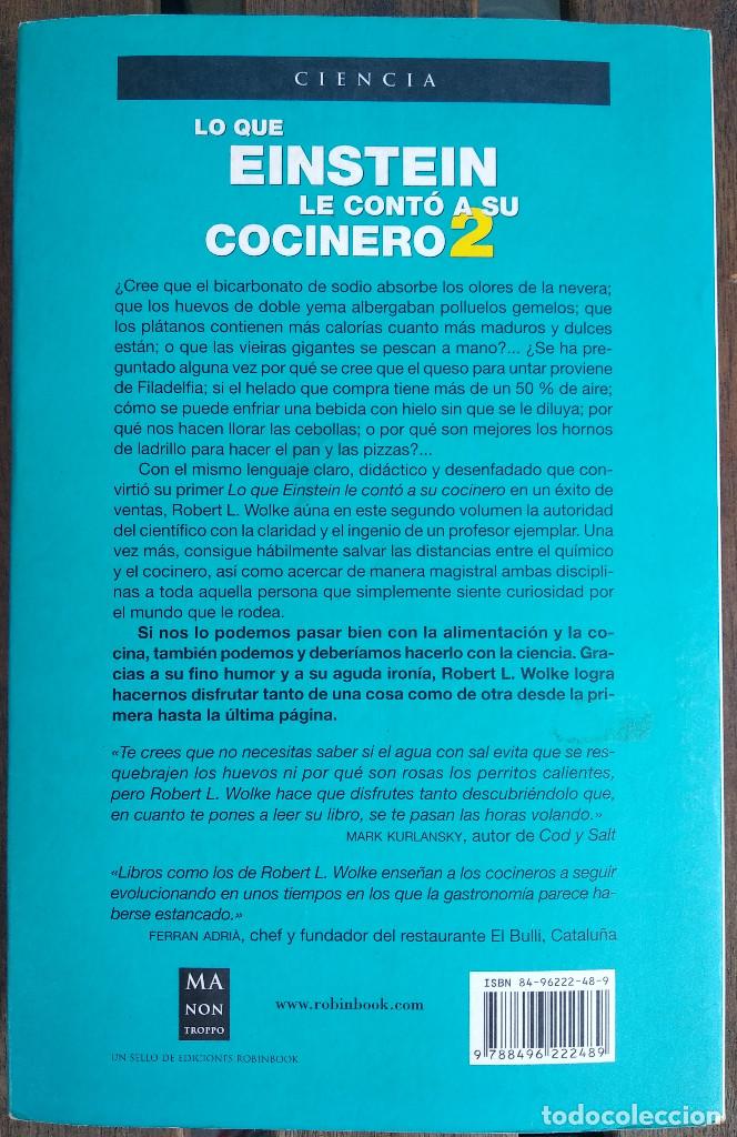 Libros de segunda mano: Lo que Einstein le cont&oacute; a su cocinero 2. Robert L. Wolke - Foto 2