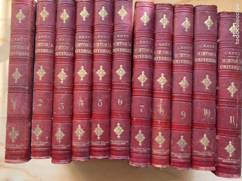 Libros de segunda mano: Historia Universal, C&eacute;sar Cant&uacute;, 11 tomos - Foto 1
