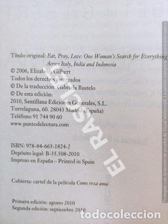 Libros de segunda mano: COME REZA AMA - ELIZABETH GILBERT - Foto 3
