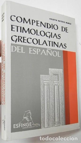 Compendio De Etimologías Grecolatinas Del Españ - Comprar En ...